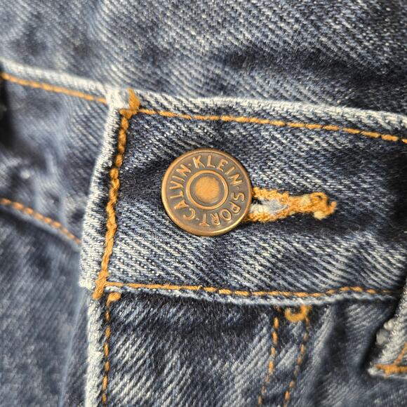 Vintage Union Made Calvin Klein Jeans Women's USA 90s size 4 Straight Leg - Picture 8 of 16